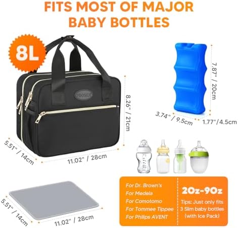 PIIOSER Breastmilk Cooler Travel Bag - Image 6