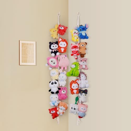 2 Pack Stuffed Animal Storage Chain Boho Room Decor, Hanging Stuffed Animal by Unknown