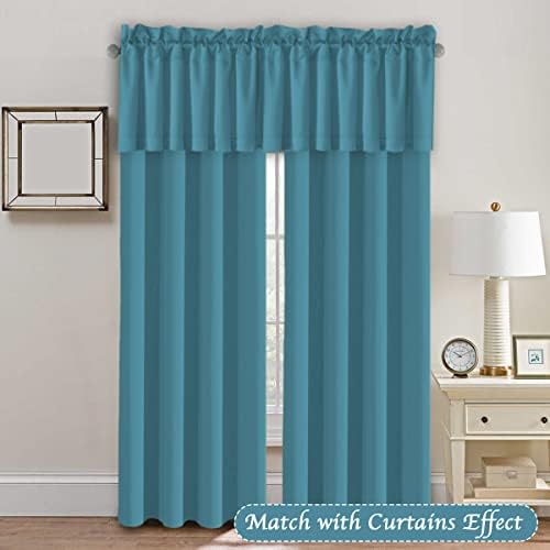 H.VERSAILTEX Blackout Blue Curtain Valances - Image 3