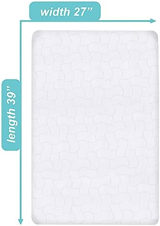 American Baby Company 2 Waterproof Pack and Play Mattress Protector 39x27" - Image 2