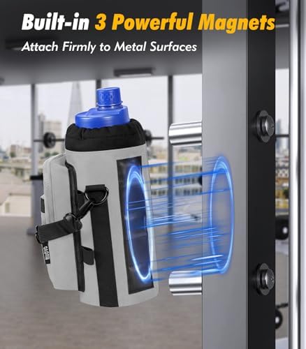 Nuovoware Magnetic Gym Bag, Water Bottle Carrier Holder - Image 2