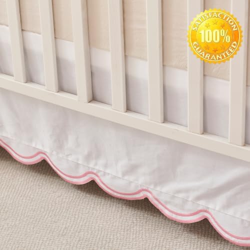 Brandream Organic Cotton Crib Skirt - Image 5