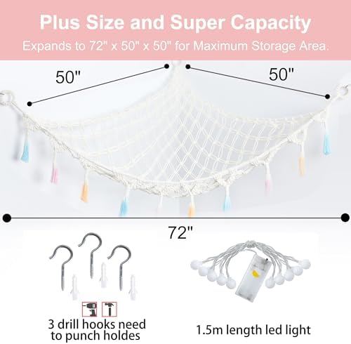Stuffed Animal Storage Hammock Toy Net - Image 4