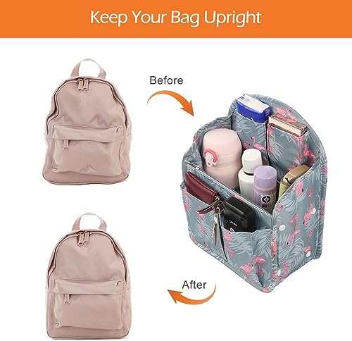 Surblue Backpack Organizer Insert Liner Hanging Travel Rucksack Purse and - Image 5