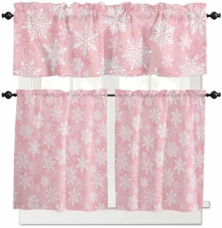 Vandarllin Christmas Kitchen Curtains and Valances Set by VandarllinHomeKitchenDecor