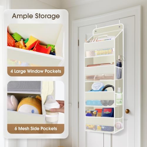1Pack Over The Door Organizer Large Capacity Hanging Storage Room Organizer - Image 4