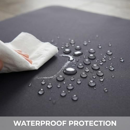 Baby Splat Mat for Under High Chair, 51 x 51 Inch Wipeable Splash Mat, - Image 3