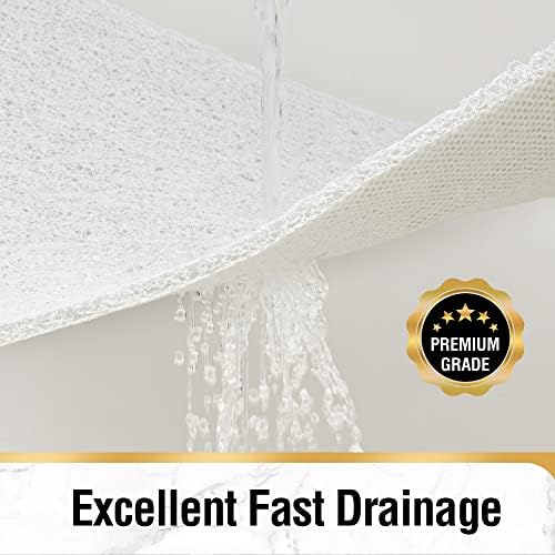HITSLAM Square Shower Mat, 27 x 27 Inch Non Slip Bath Mat - Image 6