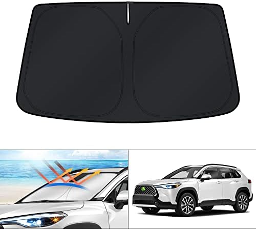 KUST Windshield Sun Shade for 2026 2025 2024 2023 2022 Toyota Corolla Cross by KUST
