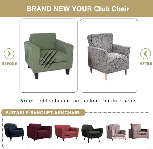 Stretch Chair Covers Armchair Slipcovers - Image 5