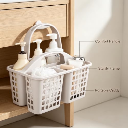 Portable Shower Caddy Basket Plastic Storage Basket - Image 4