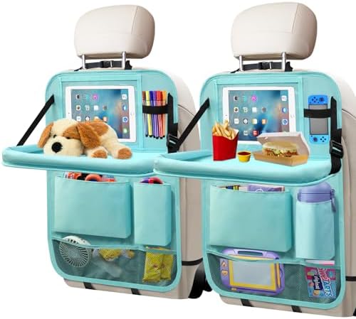 Backseat Car Organizer with Tablet Holder, 6 Storage Pockets Car Storage by EtreJeune