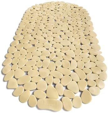 “Pebbles” Non-Slip Bathtub & Shower Mat 27”x14” Oval by TikeSmart