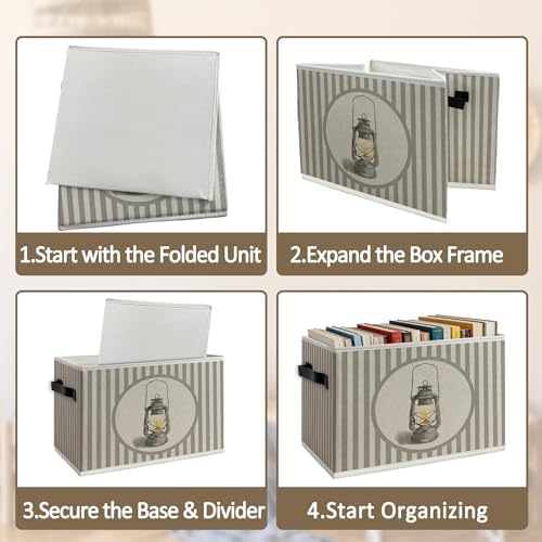 Vintage Farmhouse Storage Bins Box - Image 5