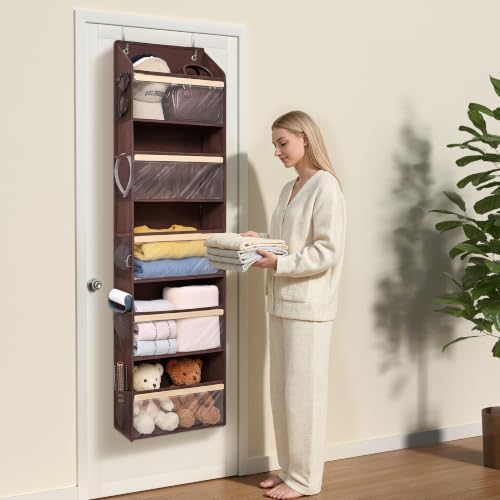 Slim Eco-Bamboo Over The Door Organizer - Image 2