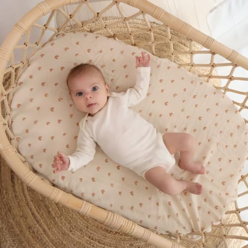 Crib Sheets, 100% Organic Cotton Muslin, Fitted 28"x52" Standard - Image 4