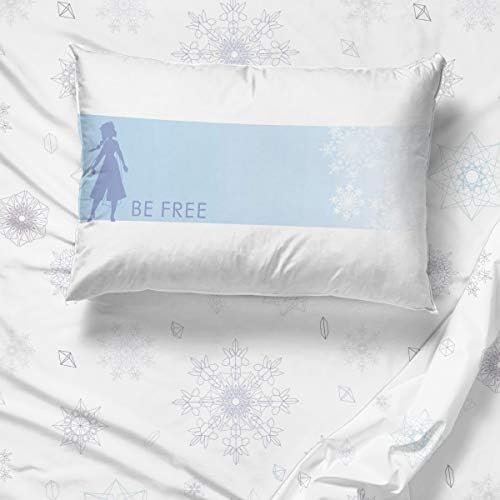 Disney Frozen Elsa Twin Comforter Set 5 Piece Kids Princess Bedding - Image 6
