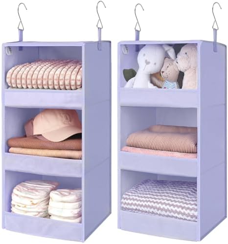 GRANNY SAYS 3-Shelf Hanging Closet Organizer, Foldable Storage by GRANNYSAYS