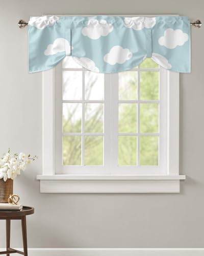 Vandarllin Kids Blackout Tie Up Valance Curtains - Image 4