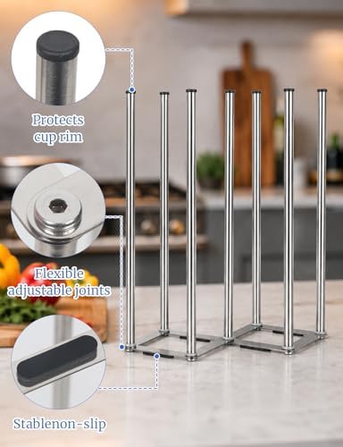 Foldable Bottle Drying Rack, Baby Bottle Drying Rack, Collapsible Cup Draining - Image 6
