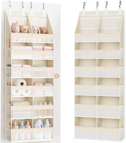 Criusia Over the Door Organizer, Extra Large 12 Compartments Closet Hanging by Criusia