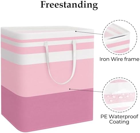StorageRight Laundry Basket Hamper, 100L Collapsible Clothes Storage - Image 3