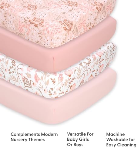 The Peanutshell 8-Pack Fitted Crib Sheet Set - Image 4