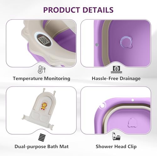 MoreFeel Foldable Baby Bathtub - Image 6