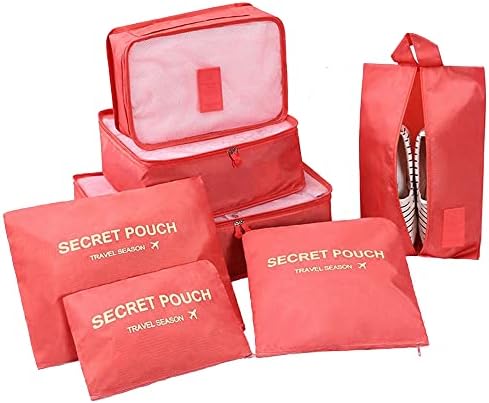 7 Set Packing Cubes Packing Organizers Travel Luggage Packing Organizers by Fxkoolr