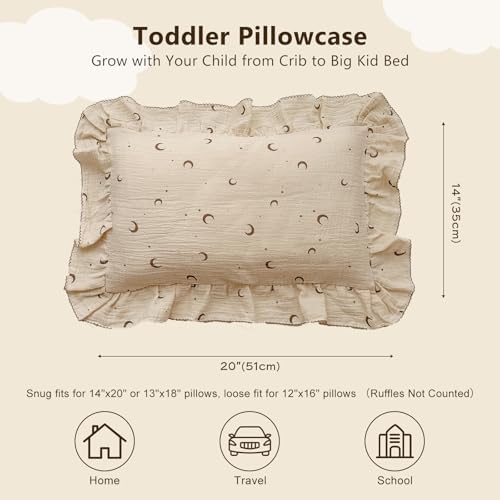 BuLuTu Shabby Chic Ruffles Pillowcase - Image 2