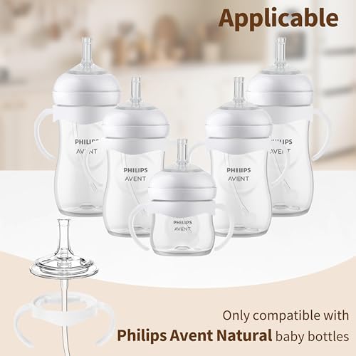Straw Cup Conversion Kit for Philips Avent Natural Baby Bottles, Sippy Cups - Image 5