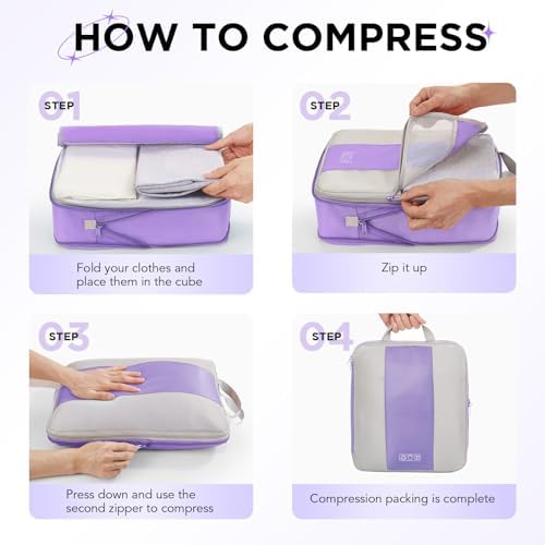 OlarHike 10 Set Compression Packing Cubes - Image 3