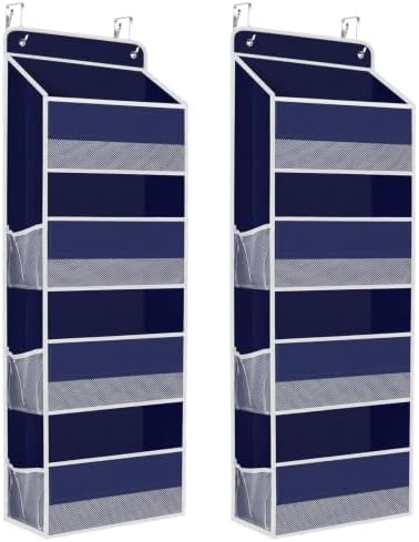 2 Pcs Over The Door Organizer Large Capacity Hanging Storage Room Organizer by SpaceHacks