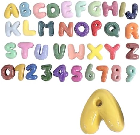 4 Inch Gypsum Letter or Number for Wall Decor, Single Alphabet or Digit for by Train2decor