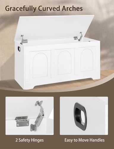 DINZI LVJ Storage Chest, Wooden Toy Box - Image 5