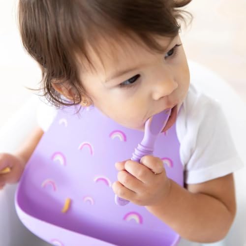 Bumkins Bibs, Silicone Pocket for Babies, Baby Bib for Girl or Boy, for 6-24 - Image 2