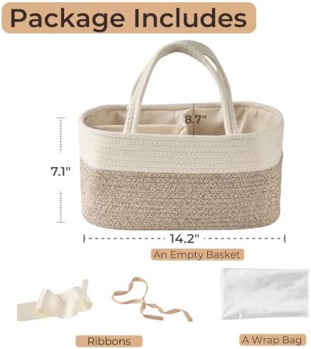 Diaper Caddy Organizer, Gift Basket - Image 2