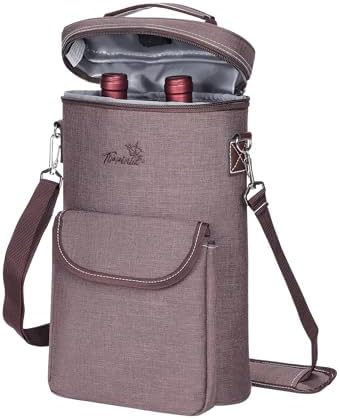 Tirrinia 2 Bottle Wine Cooler Tote Carrier by Tirrinia