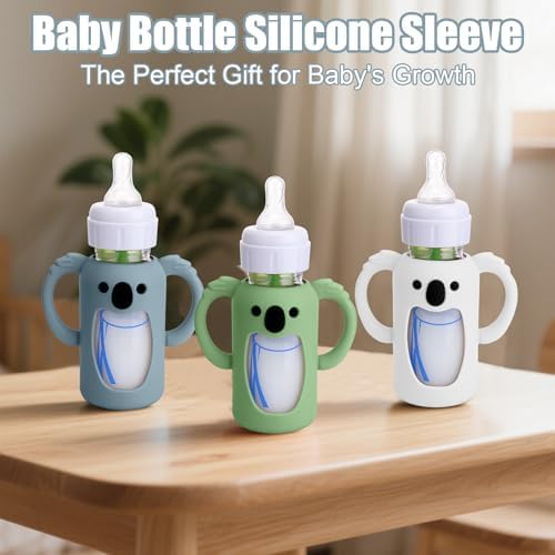 3 Pack Silicone Sleeves for Dr. Brown's Glass Bottles 4 OZ - Image 7