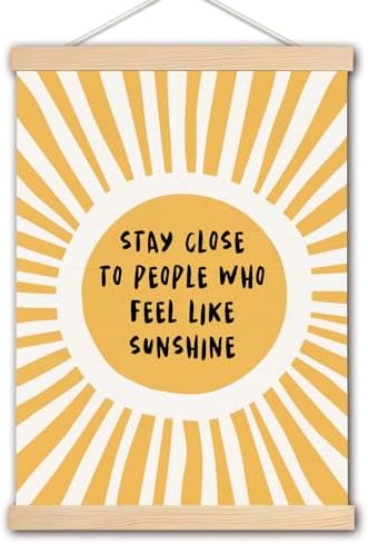 DNEULYR Boho Sunshine Inspirational Wall Art Poster 12x16 Inches by Unknown