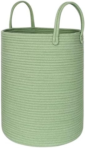 MEGASKET Large Green Laundry Basket, Baby Nursery Laundry Hamper, Kids Toy by MEGASKET