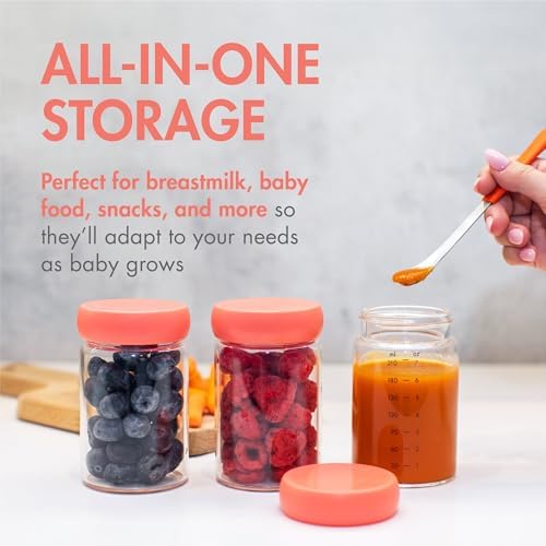 Boon Cache Glass Storage Bottles - 7 Oz - 3 Count - Image 2