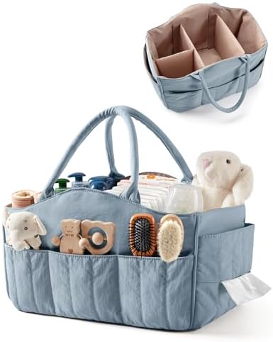Marscamd Quilted Baby Diaper Caddy by Marscamd