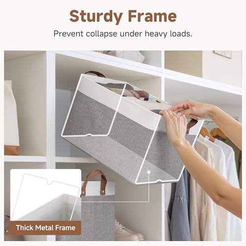 StorageWorks Fabric Storage Bin, Closet Bins - Image 4