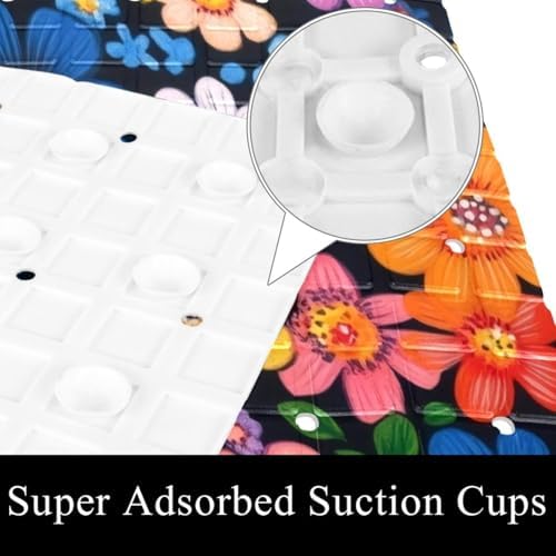 Non Slip Shower Mat Bathtub Mat 15.1x26.8 Inch, Quick Dry Bath Mat - Image 3