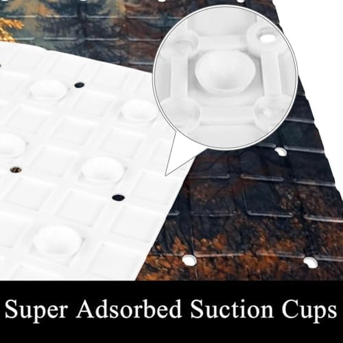 Non Slip Shower Mat Bathtub Mat 15.1x26.8 Inch, Quick Dry Bath Mat - Image 3