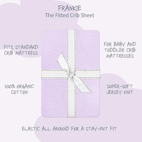 Butterblu Frankie Fitted Crib Sheet 100% Organic Cotton - Image 4