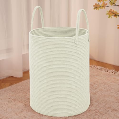 JMvicyroam 60L Cotton Rope Laundry Basket Hamper by JMvicyroam