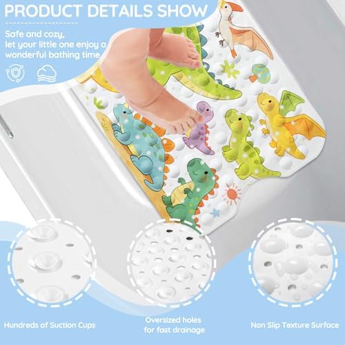Kids Bathtub Mat, Non Slip Cartoon Bath Mat - Image 3