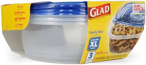 Glad GladWare XL Square Food Storage Containers, 104 Oz - Image 3